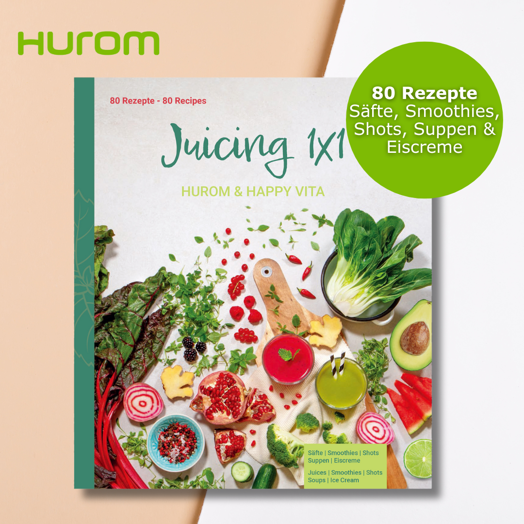 HUROM x HAPPY VITA Juicing 1x1 – Rezeptbuch (9909531640154)