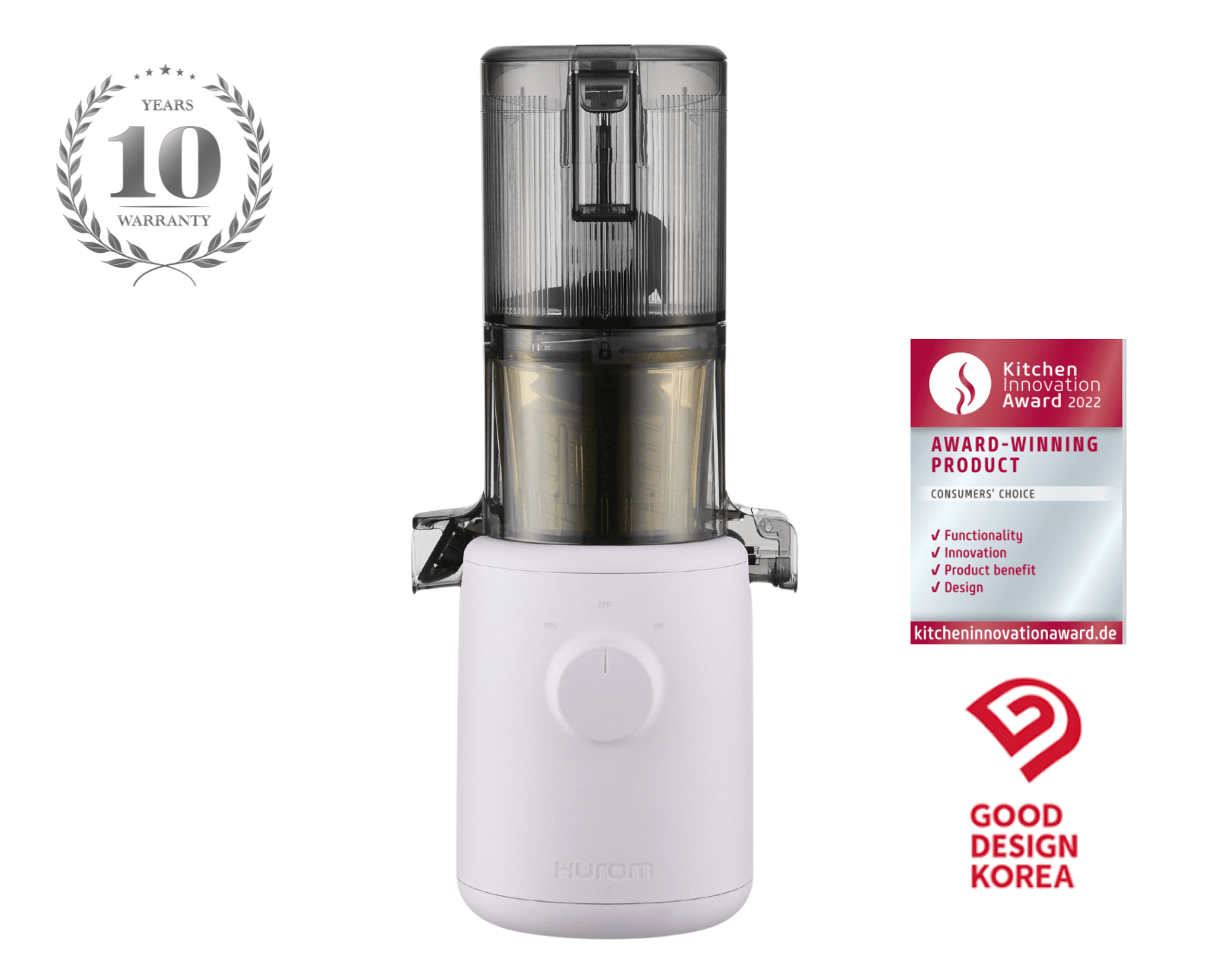 キッチン家電 hurom h310a HUROM H310A Slow Juicer white | Compact & Easy Clean