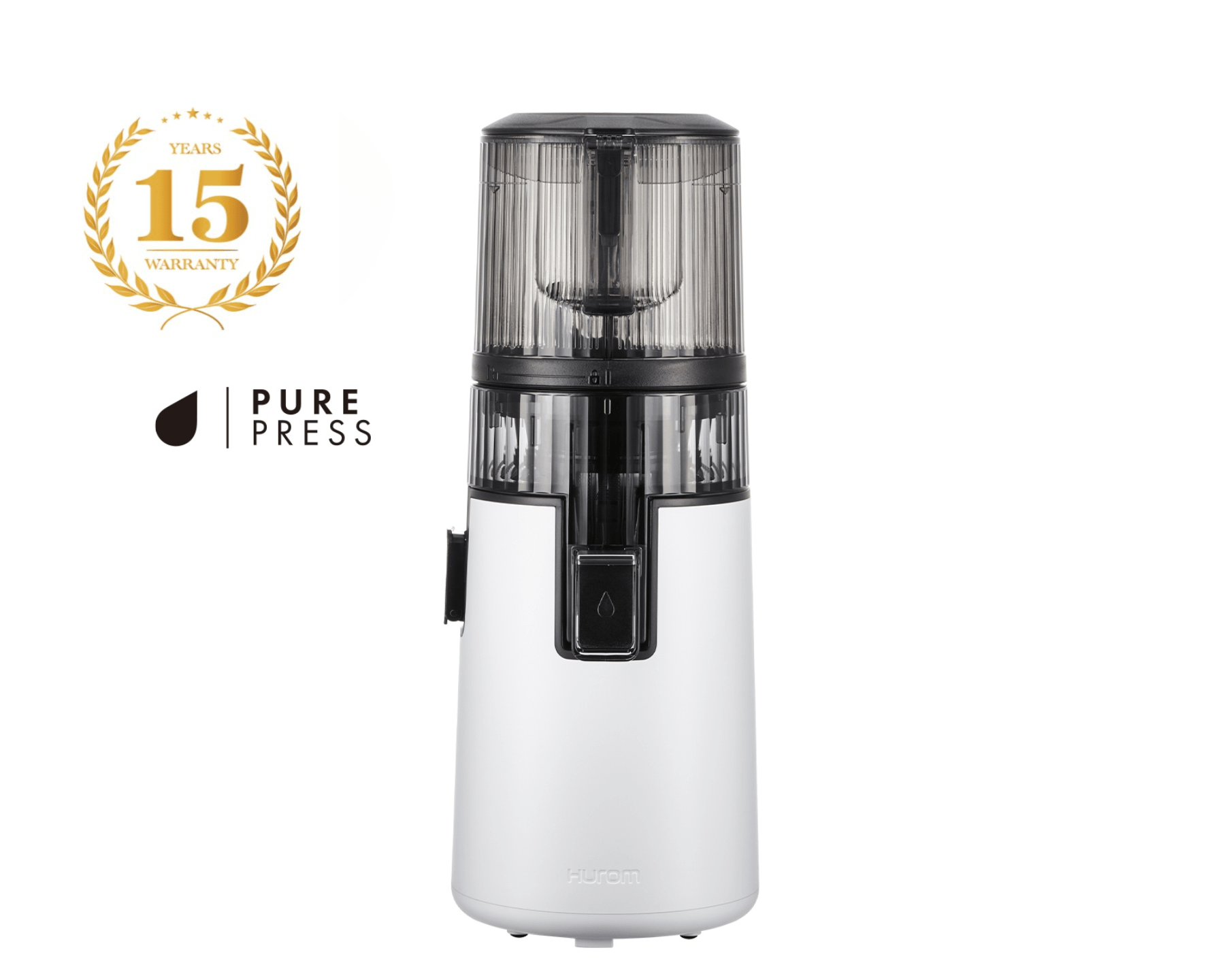 HUROM Slow Juicer H70-ST White - H70-ST extrahiert den Saft durch ein feinmaschiges Sieb für eine noch feinere Safttextur. (10082989736282)