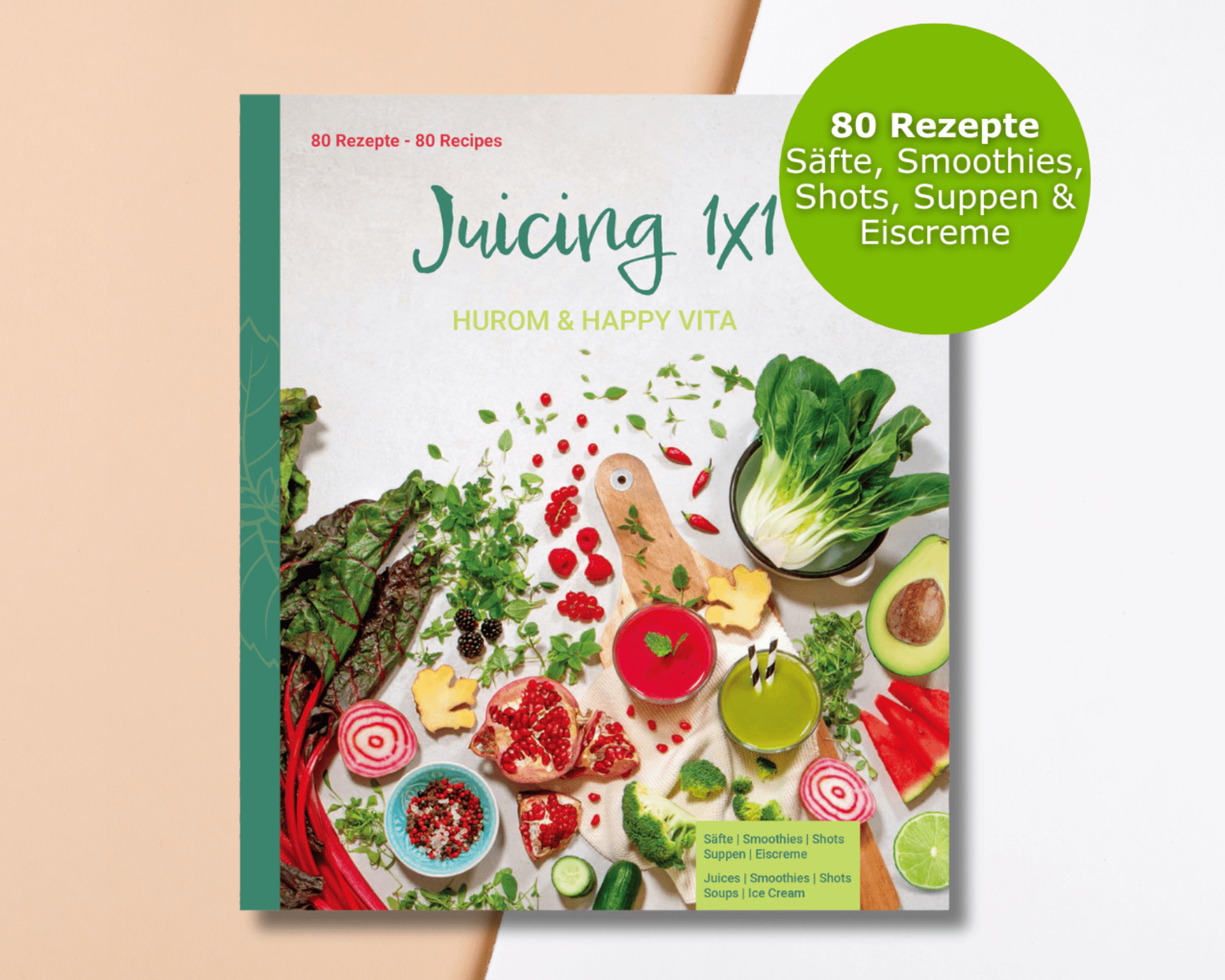 HUROM x HAPPY VITA Juicing 1x1 – Rezeptbuch - Hurom Schweiz (9909531640154)