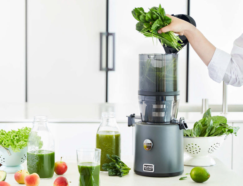 HUROM Slow Juicer H330P +  Kompaktmixer M100 (9794960949594)