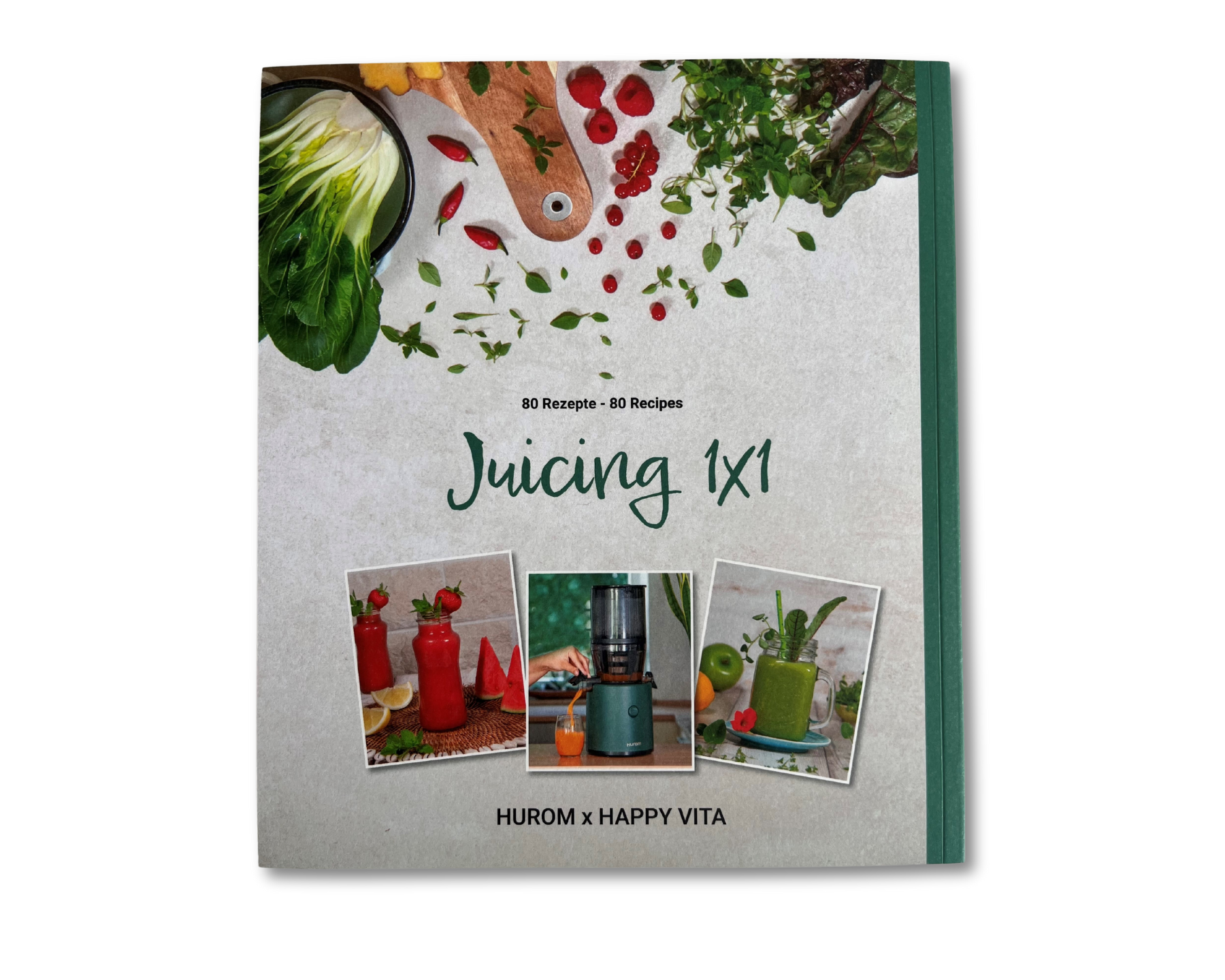 Juicing 1x1 – HUROM x HAPPY VITA Rezeptbuch (9909531640154)