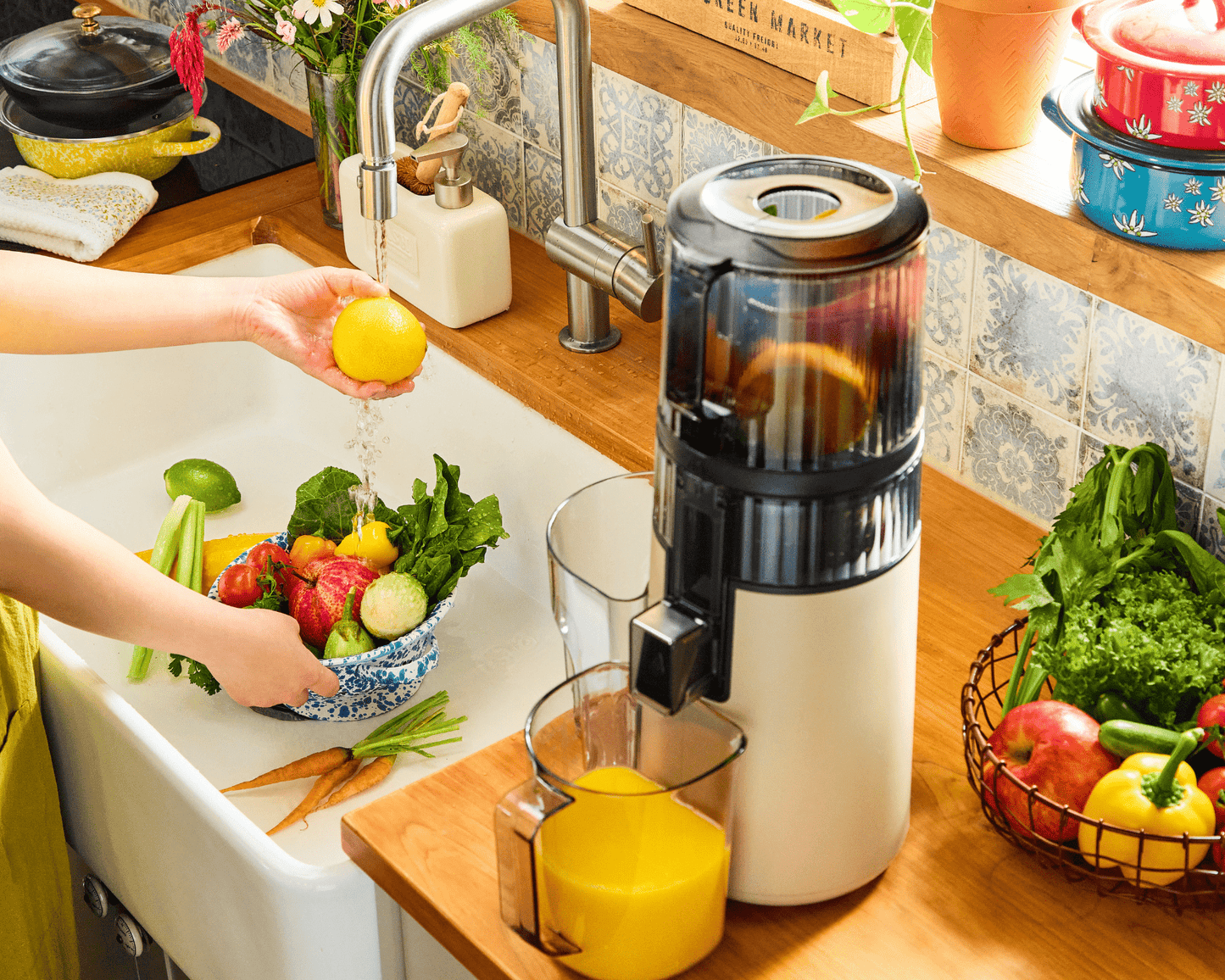 HUROM H70 - FT Easy Clean Slow Juicer White - Hurom Schweiz (10082789130586)