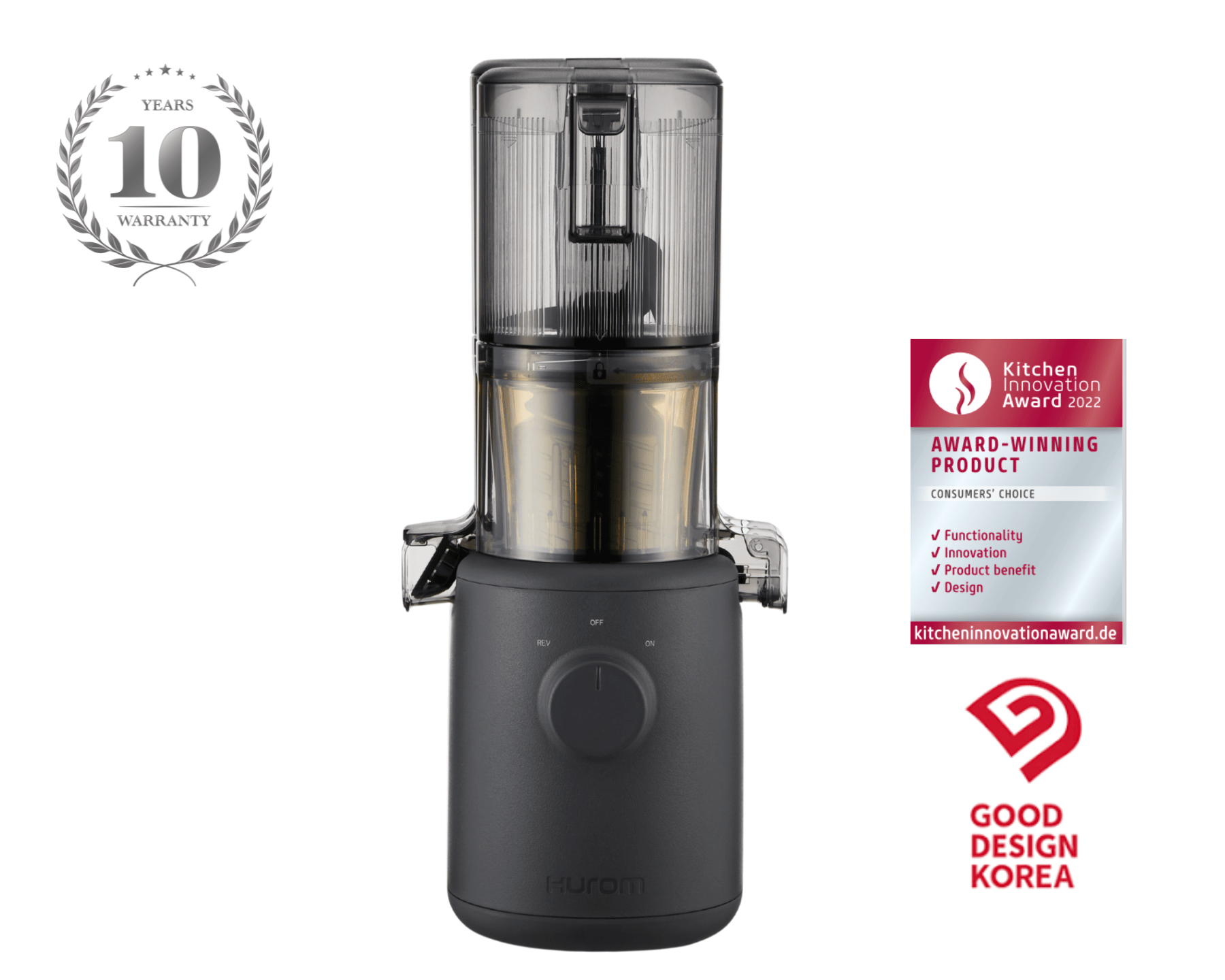 HUROM Slow Juicer H310A Anthrazit - Hurom Schweiz (8888025317722)