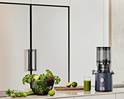 HUROM Slow Juicer H320N, Farbe blau, www.hurom.swiss, Exklusiv (8888026923354) (9794960949594)